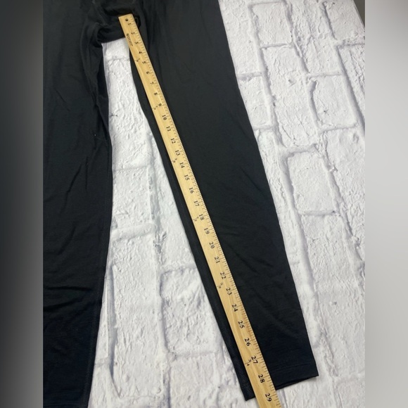 Icebreaker 200 Oasis Fly Leggings Mens Large Black 100% Merino Wool Thermal NWT - Picture 9 of 10